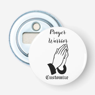 Prayer Warrior Praying Thunder_Cove Flasköppnare