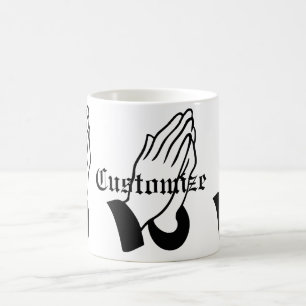 Prayer Warrior Praying Thunder_Cove Kaffemugg