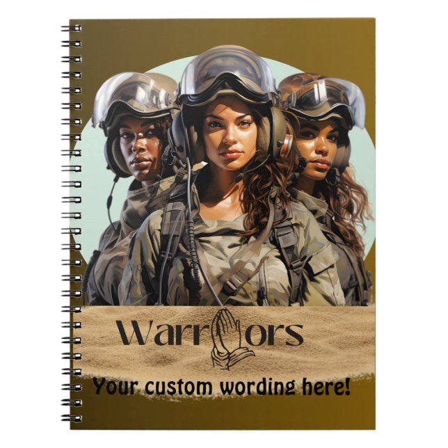 Prayer Warrior Spiral Notebook  Anteckningsbok (Framsidan)