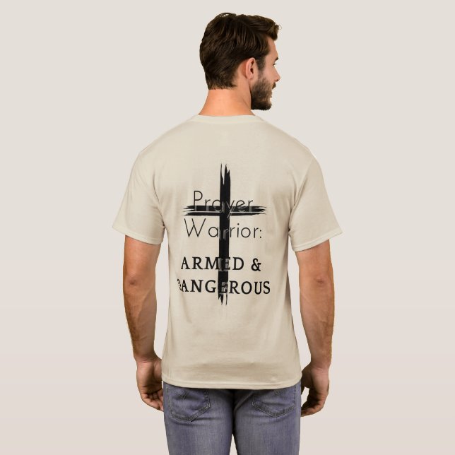 Prayer Warrior T Shirt (Hel baksida)