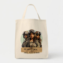 Prayer Warrior tote bag Tygkasse