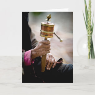 Prayer Wheel, Ladakh, Kashmir Kort