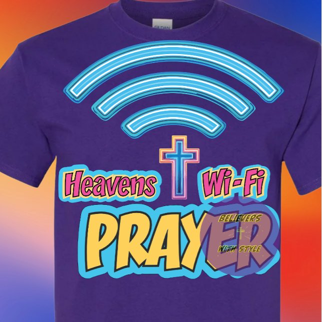 Prayer - wifi - Christian T Shirt (Skapare uppladdad)