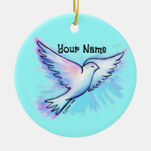 Prayer Works Dove Christian Ornament