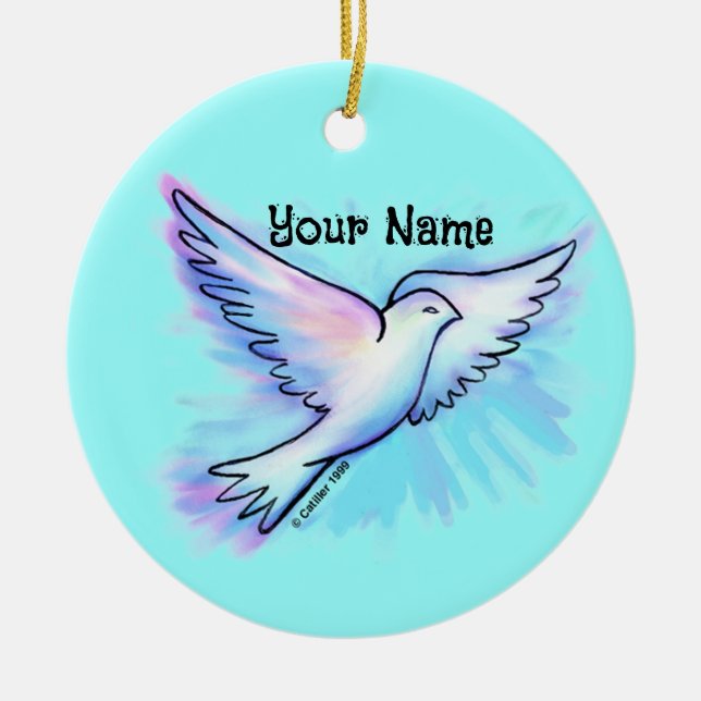 Prayer Works Dove Christian Ornament (Framsidan)