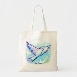 Prayer Works Dove Kristna Totebag Tygkasse