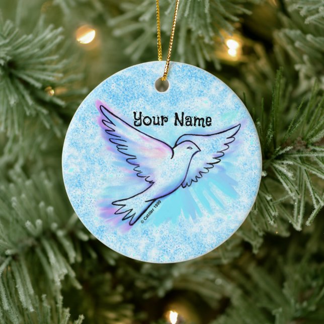 Prayer Works Dove Ornament (Träd)
