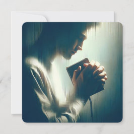 "Prayerful Moments"-hälsningskort Kort