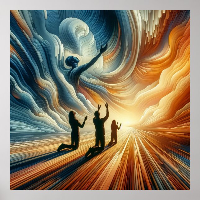 Prayerful Panorama Poster (Framsidan)