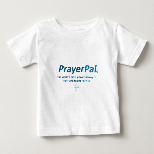 PrayerPal: PayPal parodi T-shirt (Framsida)