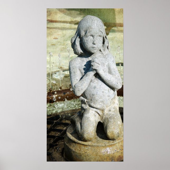 Prayers Fontän Detail Kansas City Plaza Poster (Framsidan)