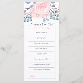 Prayers for Baby, Baby Shower, Blue, Rosa