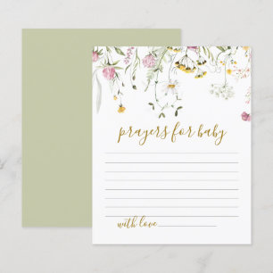 Prayers for Baby Shower Wildblommor