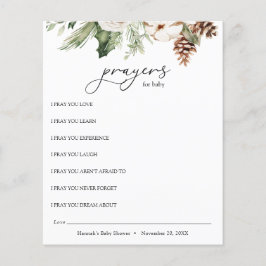 Prayers for Baby Winter Greenery