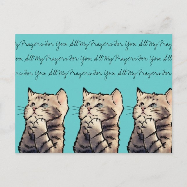 Prayers för dig vykort (Framsida)