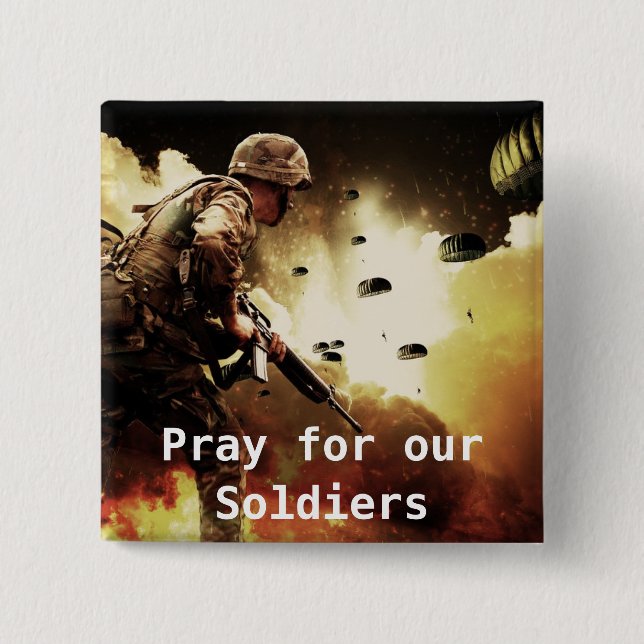 Prayers for our Soldiers Knapp (Framsida)