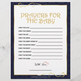 Prayers for the Baby [Golden Blue] Brevhuvud