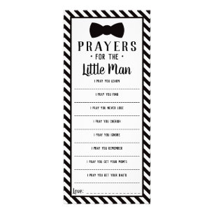 Prayers for the Little Man, Black Reklamkort