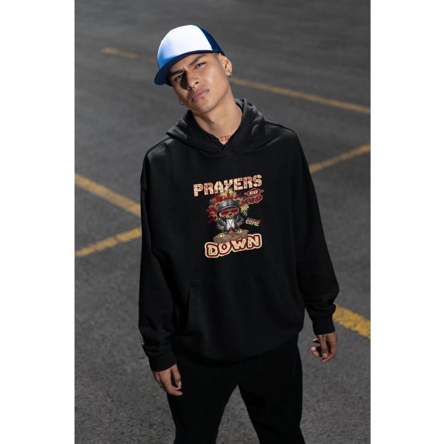 Prayers Go Up Christian Faith Hoodie (Skapare uppladdad)