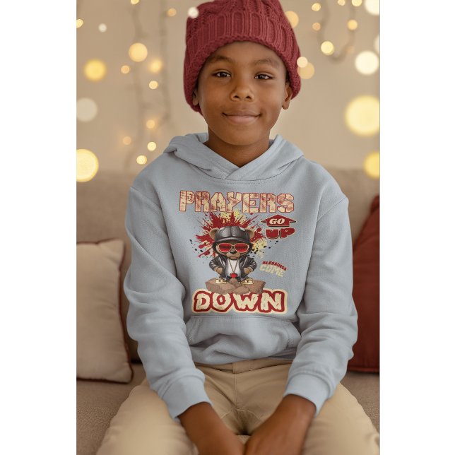 Prayers Go Up Christian Faith T Shirt (Skapare uppladdad)