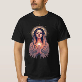 Prayers in the Shadows - Goth Madonna T Shirt