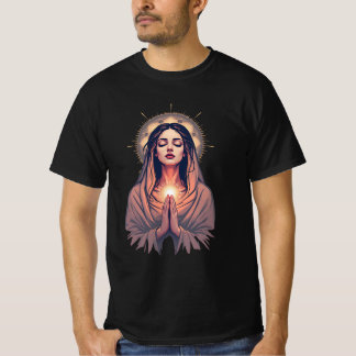 Prayers in the Shadows - Goth Madonna T Shirt
