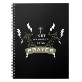 Prayers makt anteckningsbok