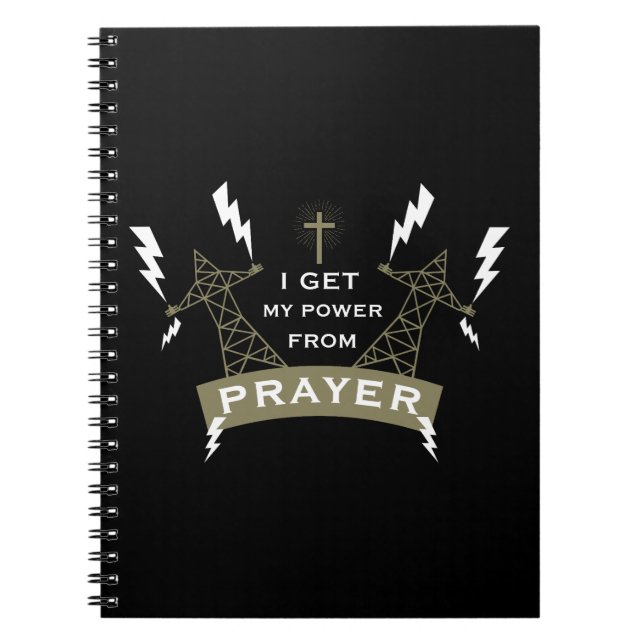 Prayers makt anteckningsbok (Framsidan)