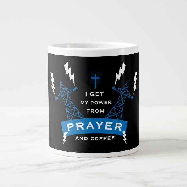 Prayers makt jumbo mugg (Framsidan)