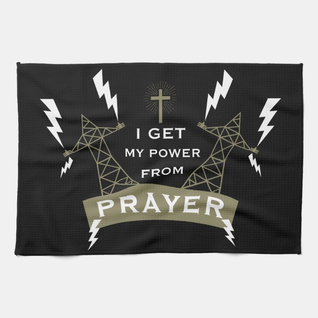 Prayers makt kökshandduk (Horisontell)