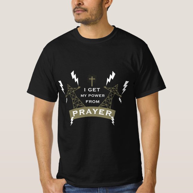 Prayers makt t shirt (Framsida)