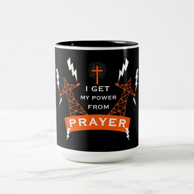 Prayers makt Två-Tonad mugg (Center)