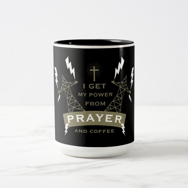 Prayers makt Två-Tonad mugg (Center)