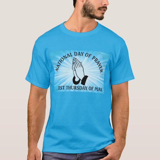 Prayers Religiösa Helgdag Shirt T (Framsida)
