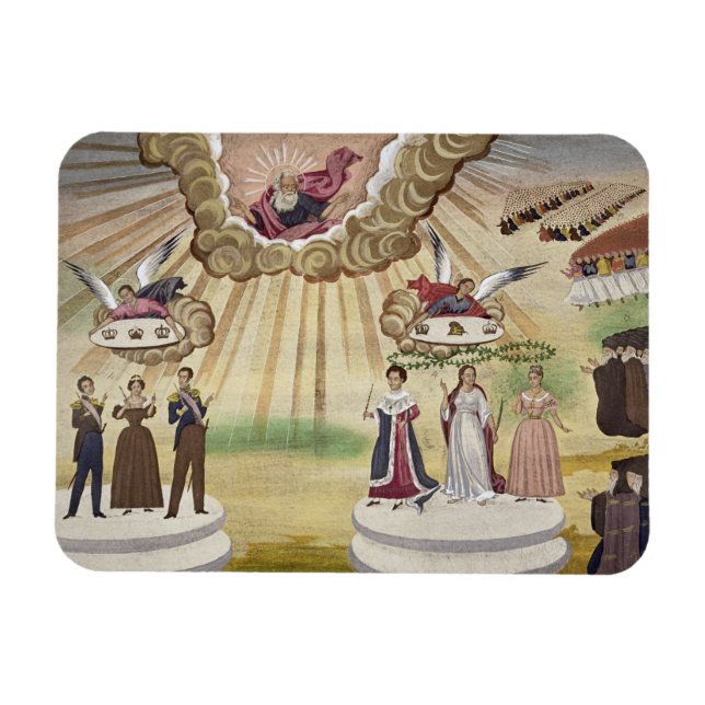 Prayers to the Gods for the Liberation of Greece Magnet (Horisontell)