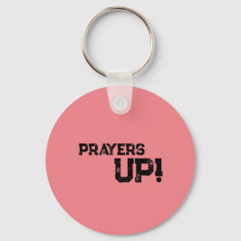 Prayers Up Peach Nyckelring