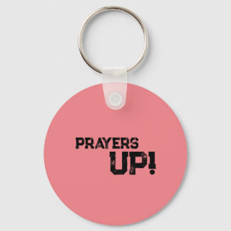 Prayers Up Peach Nyckelring