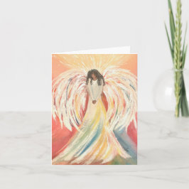 Praying Angel Blank Card Kort