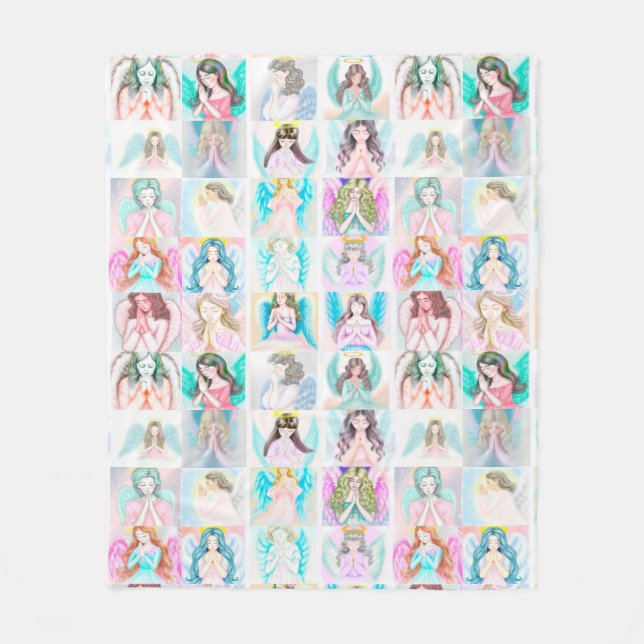 Praying Angel Fleece Blanket (Framsidan)