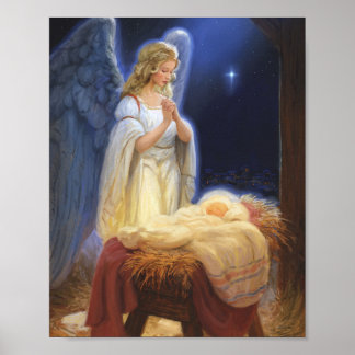 Praying ängel poster