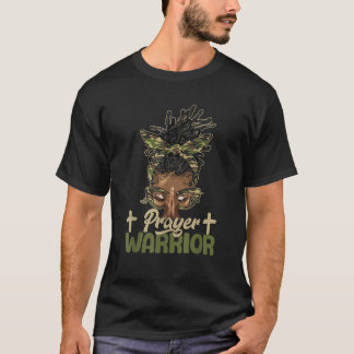 Praying Black Woman Afro Christian Ord Prayer T Shirt