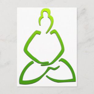 Praying Buddha Vykort