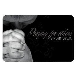 "Praying for other" Motivation Affirmation Flexi Magnet