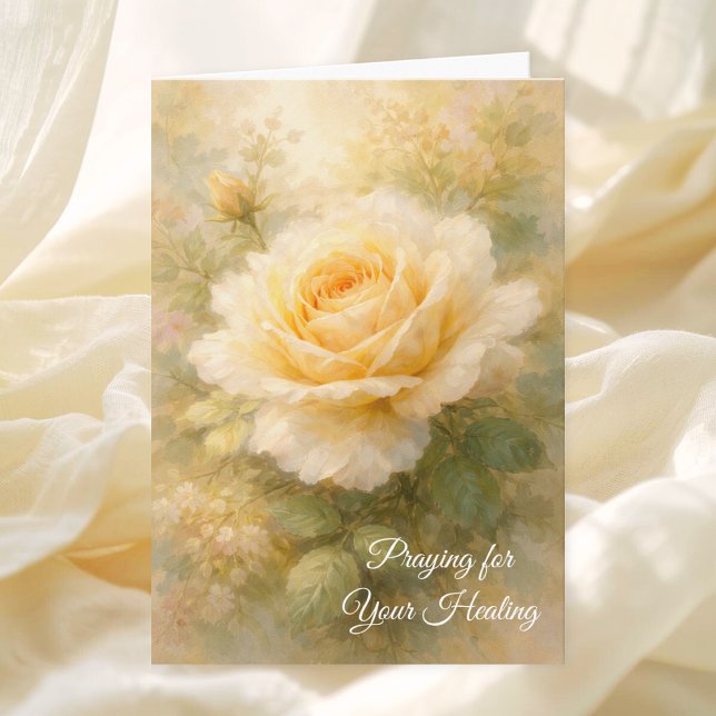 Praying for Your Healing Christian Sympathy Kort (Skapare uppladdad)
