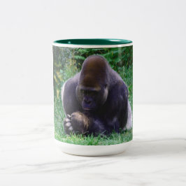 Praying Gorilla Två-Tonad Mugg