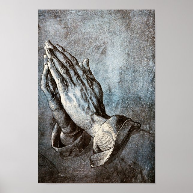 Praying Händer, Albrecht Durer Poster (Framsidan)