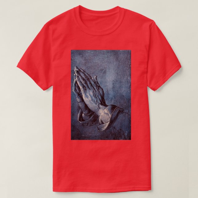 Praying Händer Albrecht Durer T Shirt (Design framsida)