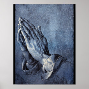 Praying Händer, Albrecht_Studies of the Masters Poster