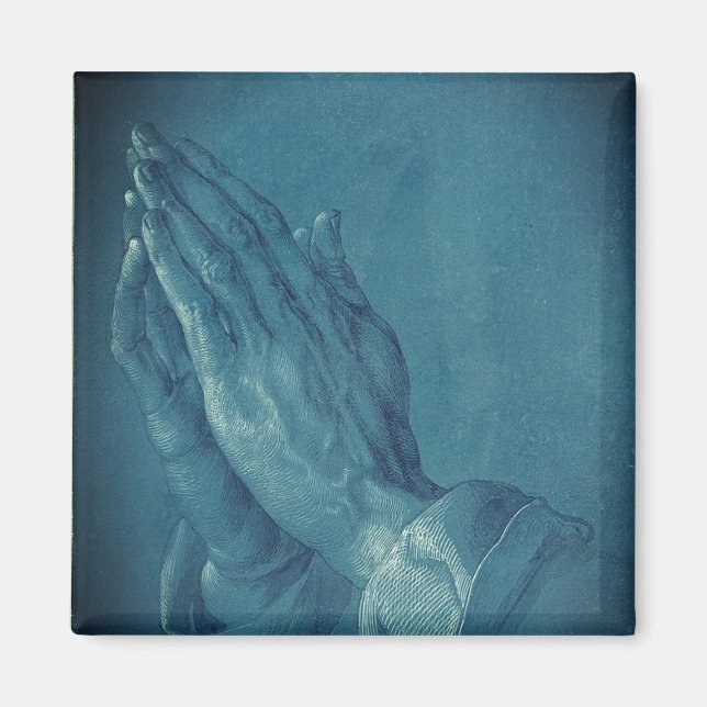 Praying Händer (av Dürer) Magnet (Framsidan)