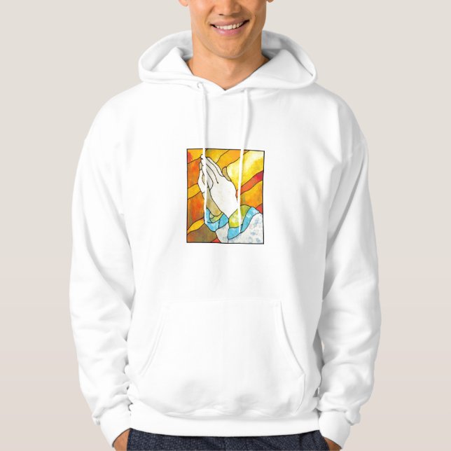 Praying Händer Hoodie (Framsida)